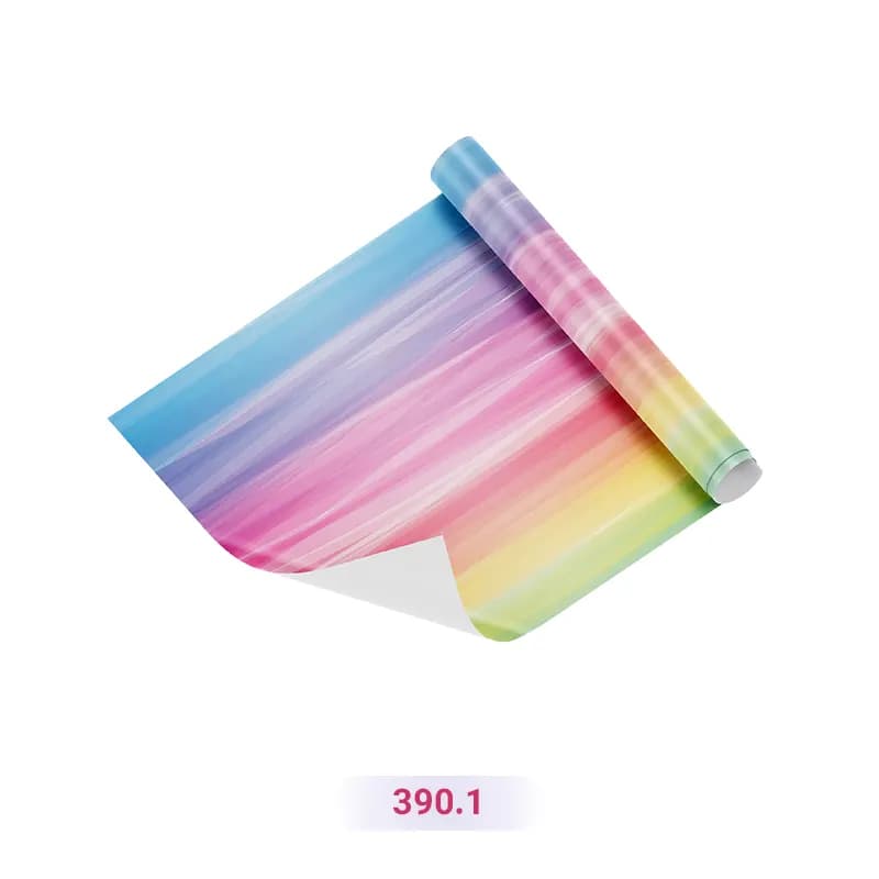کاغذ کادو طرح فانتزی چند رنگ (کد 390.1)