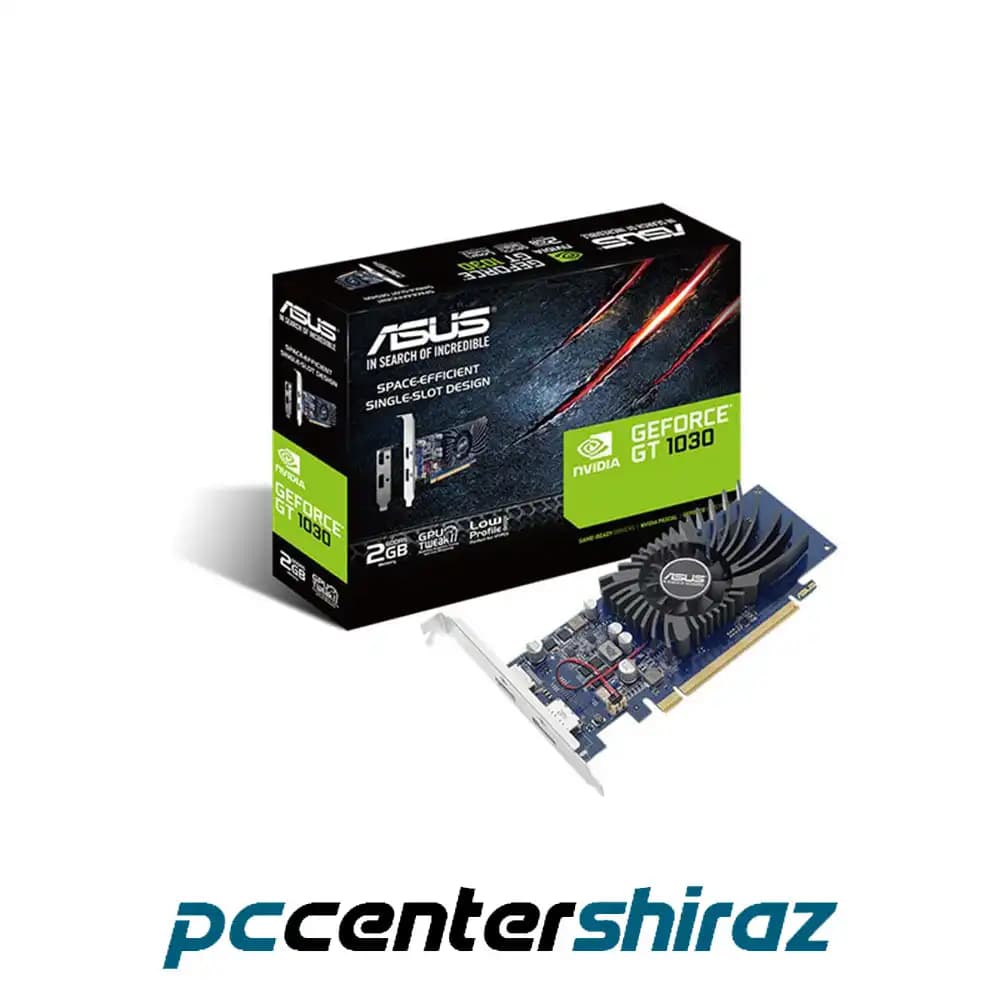 کارت گرافیک ایسوس مدل ASUS GT1030 SL 2G DDR5