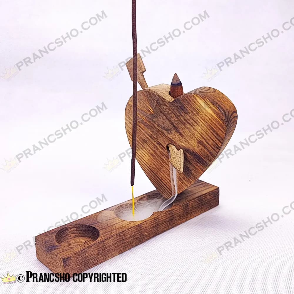 جاعودی آبشاری، شاخه‌ای و جاوارمری طرح قلب عاشق چوب روسی — تصویر ۲