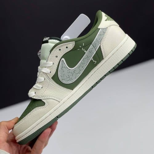 کفش نایک ایر جردن وان لو تراویس اسکات گوچی Travis Scott x Nike Air Jordan 1 Low Gucci — تصویر ۲