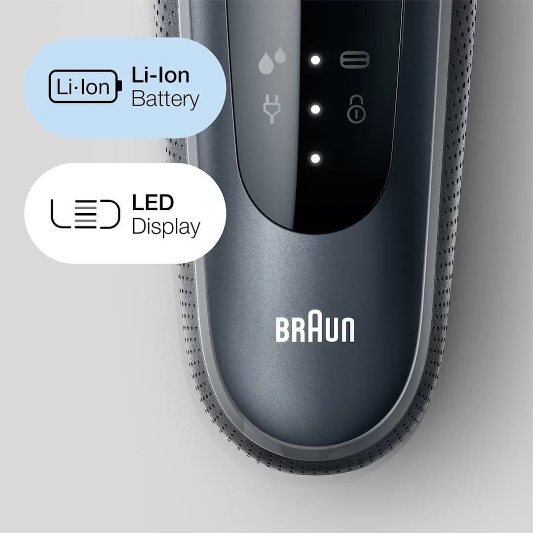 ماشین اصلاح فوق حرفه ای براون Braun سری 6 مدل N7000cc بسته 1 عددی — تصویر ۹