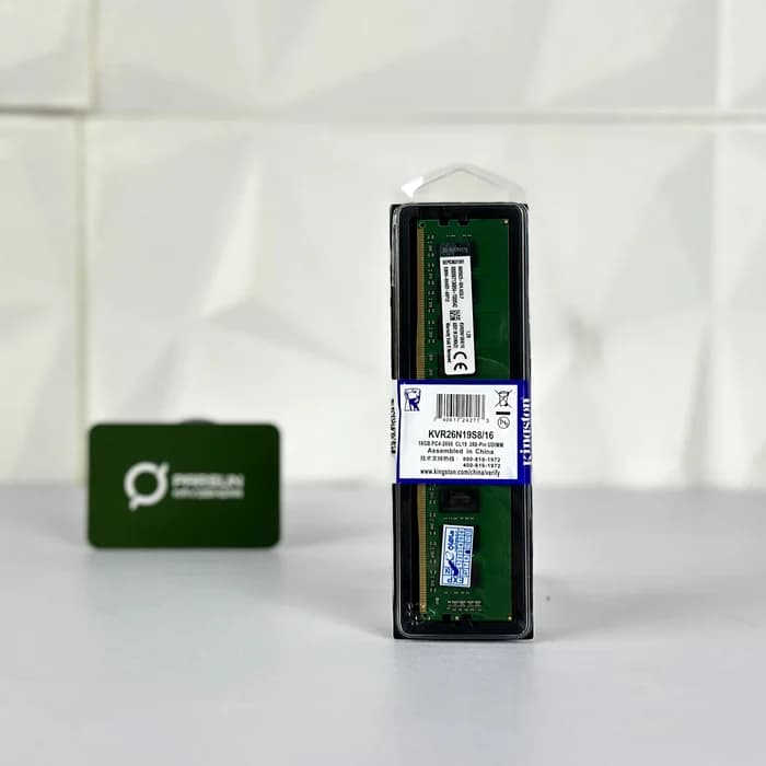 رم 16 گیگابایت کینگستون DDR4 2666 KVR26N19S8 — تصویر ۲