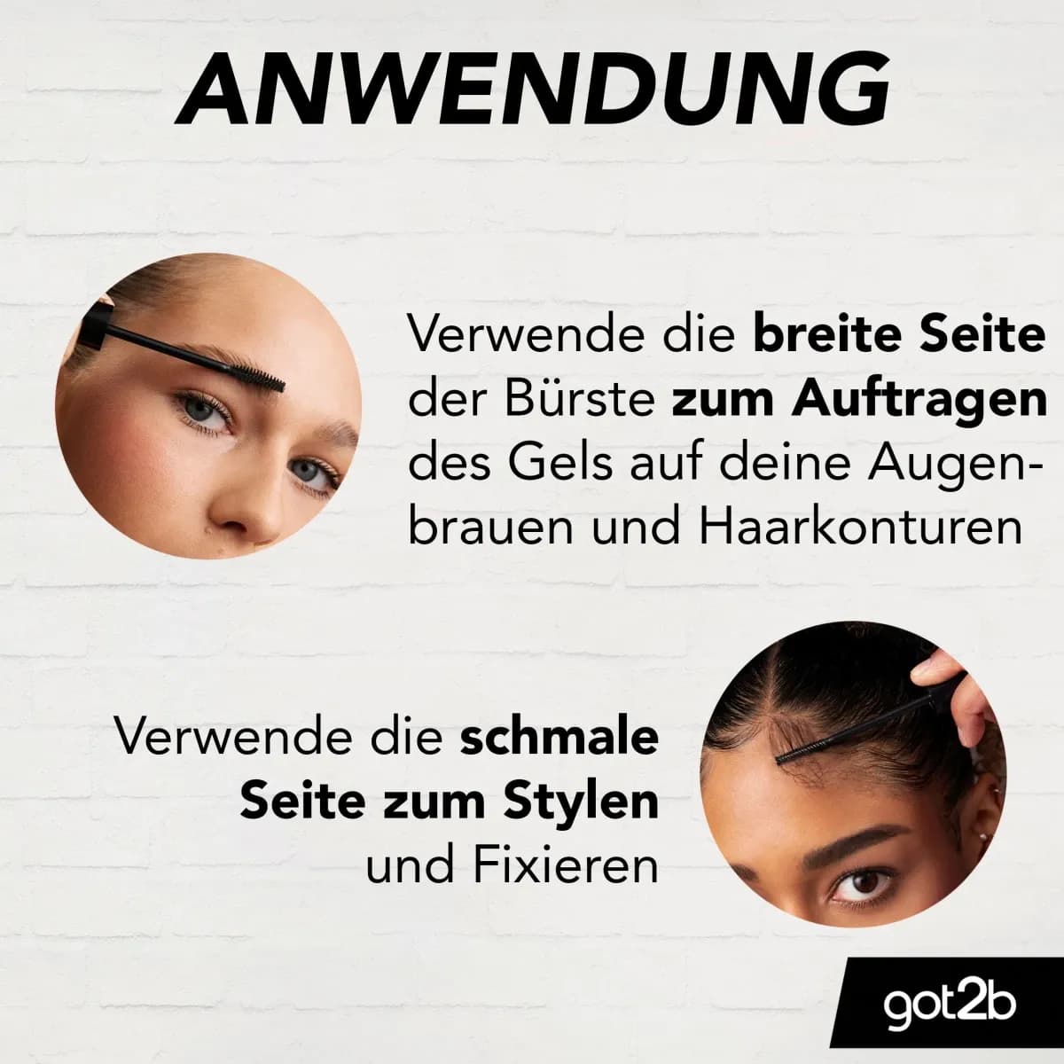 ژل ابرو Schwarzkopf سری Got2b مدل Kleber حجم 16 میل — تصویر ۴