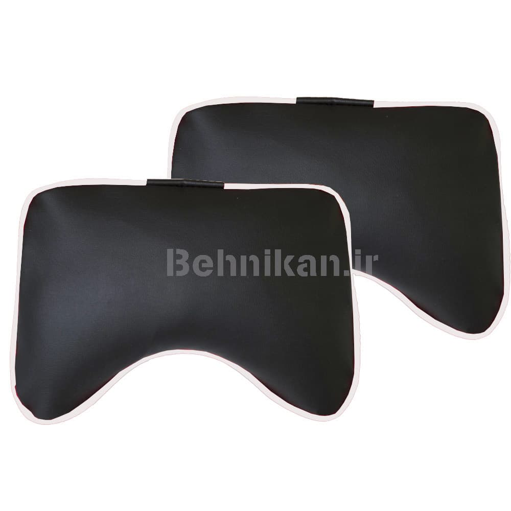 بالش پشت گردنی چرمی خودرو (بسته 2 عددی) کد 39524