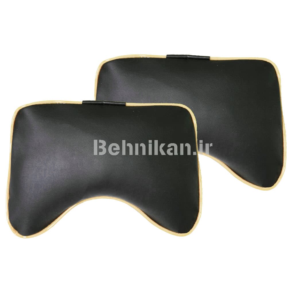 بالش پشت گردنی چرمی خودرو (بسته 2 عددی) کد 21392