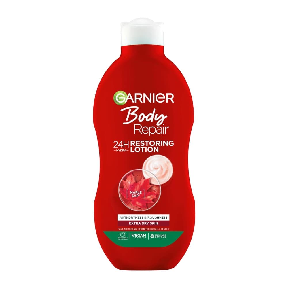 لوسیون ترمیم کننده پوست بدن گارنیه Garnier مدل Body Repair حجم 400 میل