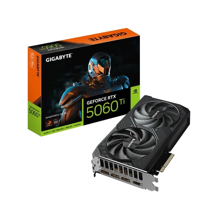 کارت گرافیک گیگابایت RTX 5060 Ti 8GB Windforce OC