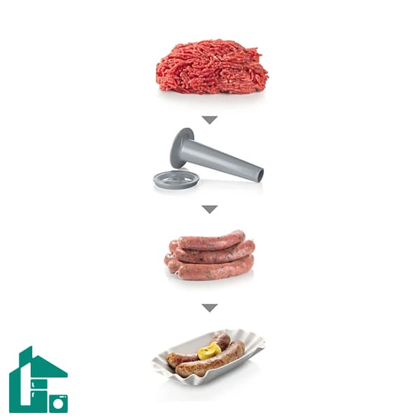 چرخ گوشت بوش مدل MFW 68680 مشکی و استیل — تصویر ۴