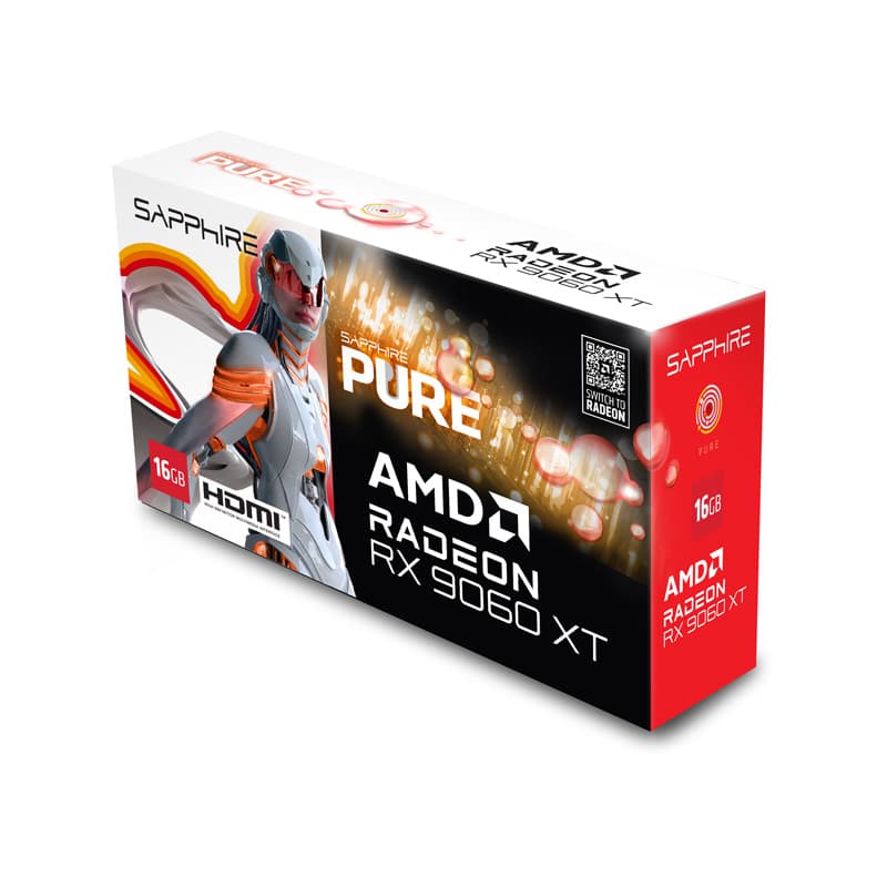 کارت گرافیک سافایر مدل PURE RADEON RX 9060 XT GAMING OC 16GB — تصویر ۶