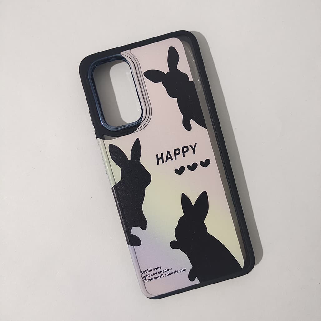 کاور کد 1433 مناسب برای گوشی موبایل سامسونگ Galaxy A32 4G طرح سایه خرگوش — تصویر ۳
