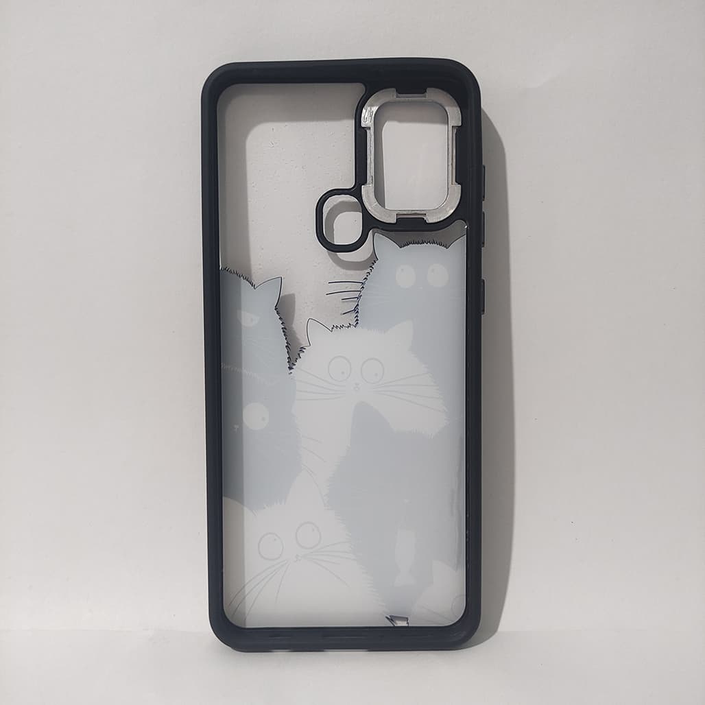 کاور کد 1353 مناسب برای گوشی موبایل سامسونگ Galaxy A21s طرح گربه — تصویر ۲