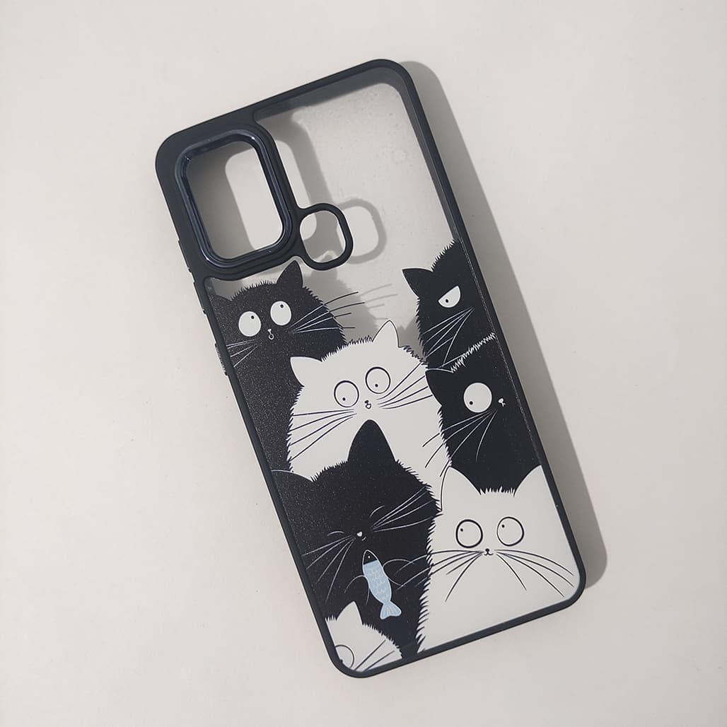 کاور کد 1353 مناسب برای گوشی موبایل سامسونگ Galaxy A21s طرح گربه — تصویر ۳