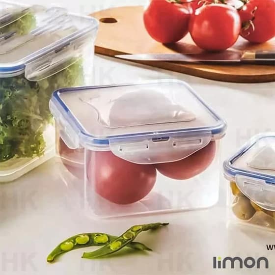 ظرف فریزری مربع 4/5 لیتر | لیمون