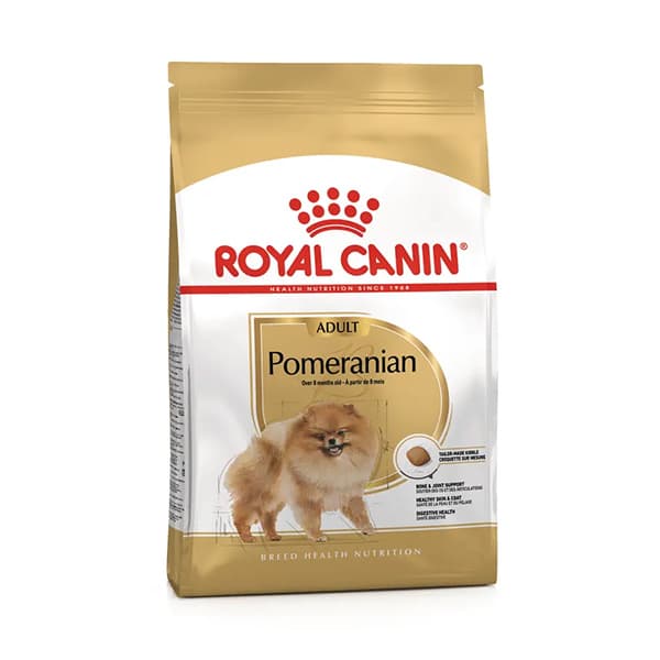 غذای خشک سگ پامرانین ادالت رویال کنین 1/5 کیلوگرم Royal Canin Pomeranian Adult Dry Dog Food — تصویر ۱۲