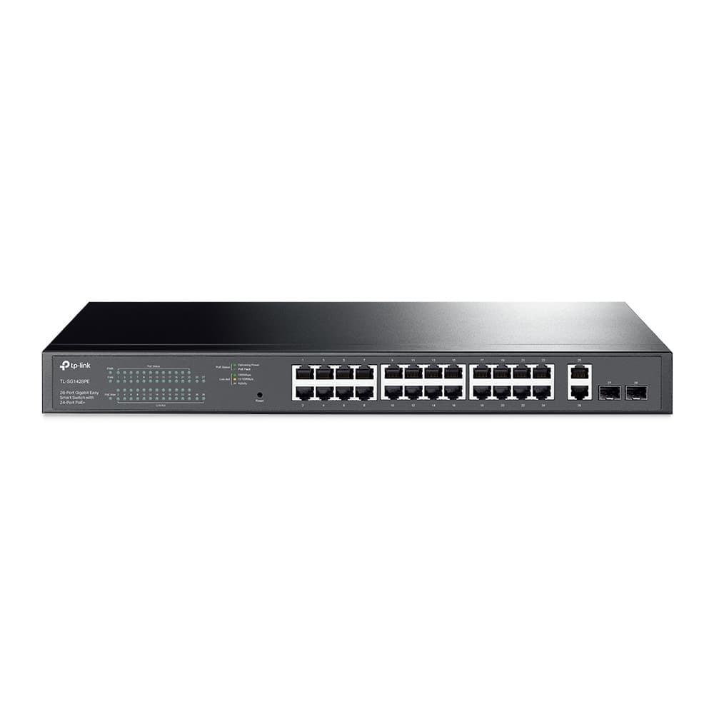 TP-LINK TL-SG1428PE 28-Port Gigabit Easy Smart Switch with 24-Port PoE