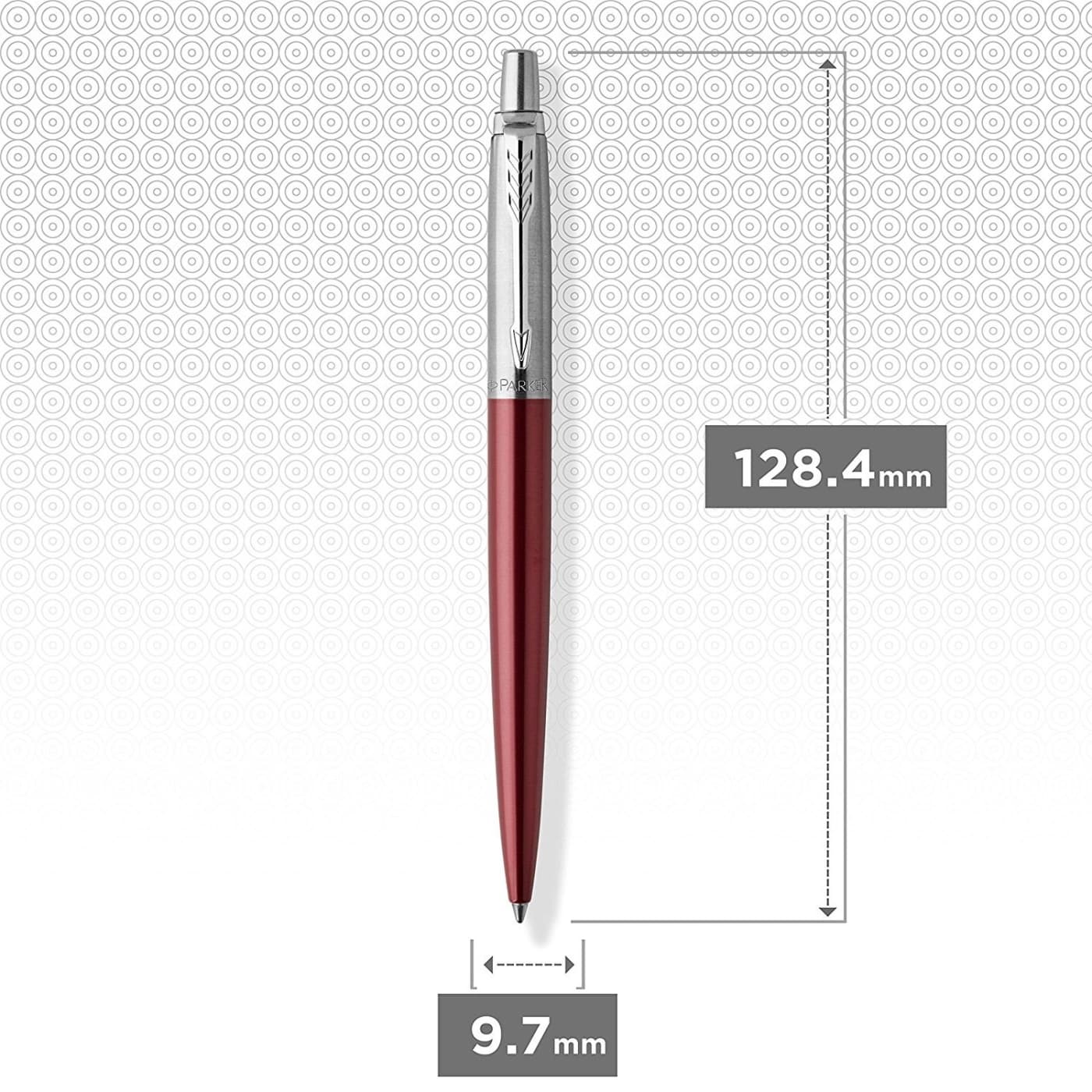 خودکار ژوتر تمام استیل رنگی گیره کروم – Parker Jotter Ballpoint Pen — تصویر ۶