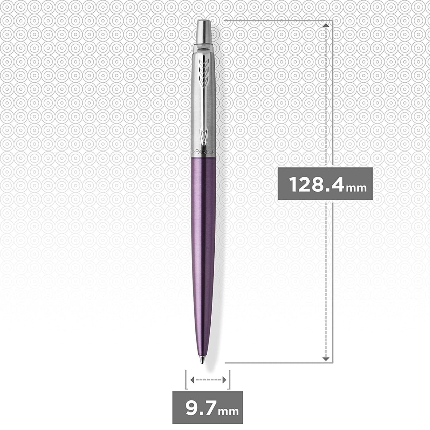 خودکار ژوتر تمام استیل رنگی گیره کروم – Parker Jotter Ballpoint Pen — تصویر ۵