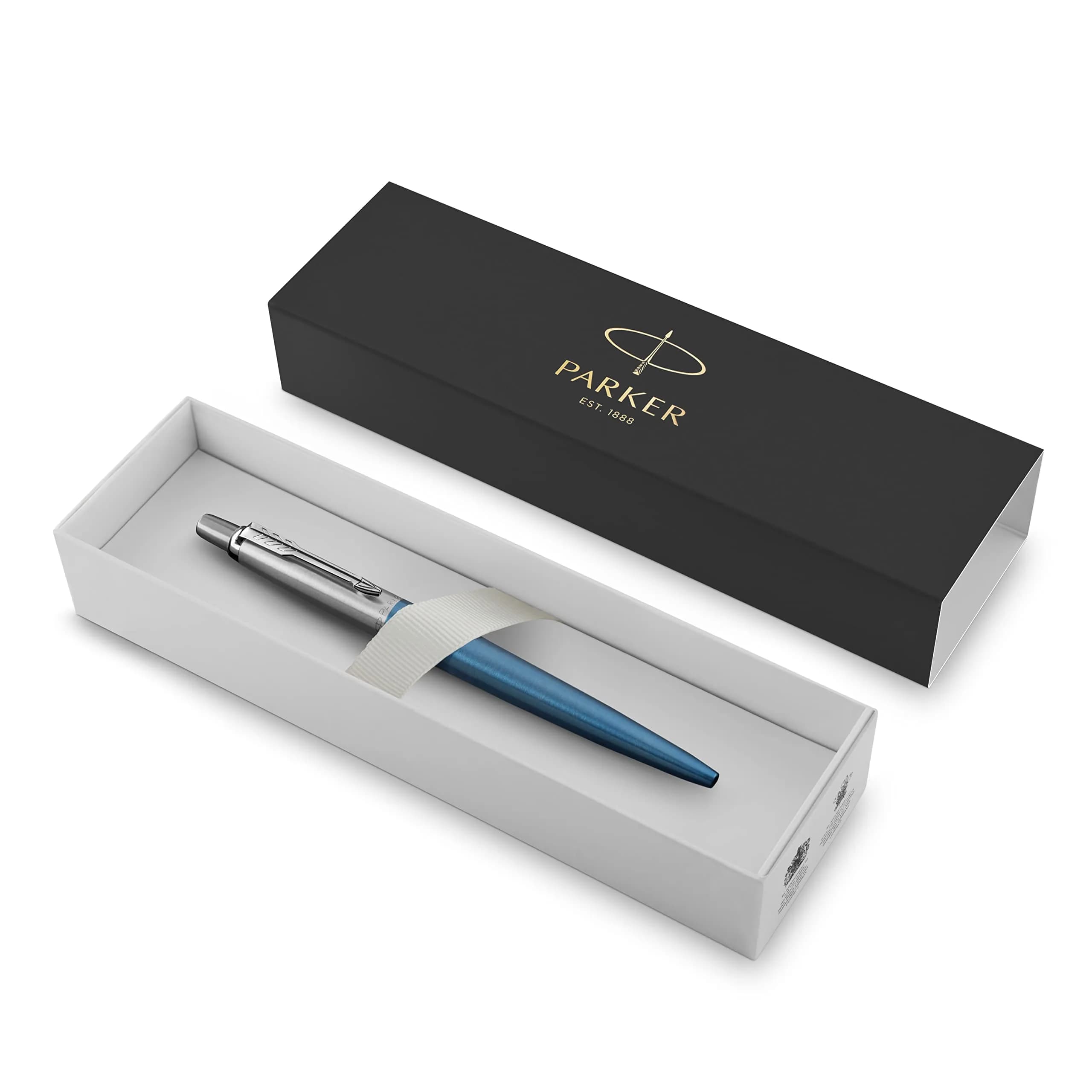 خودکار ژوتر تمام استیل رنگی گیره کروم – Parker Jotter Ballpoint Pen