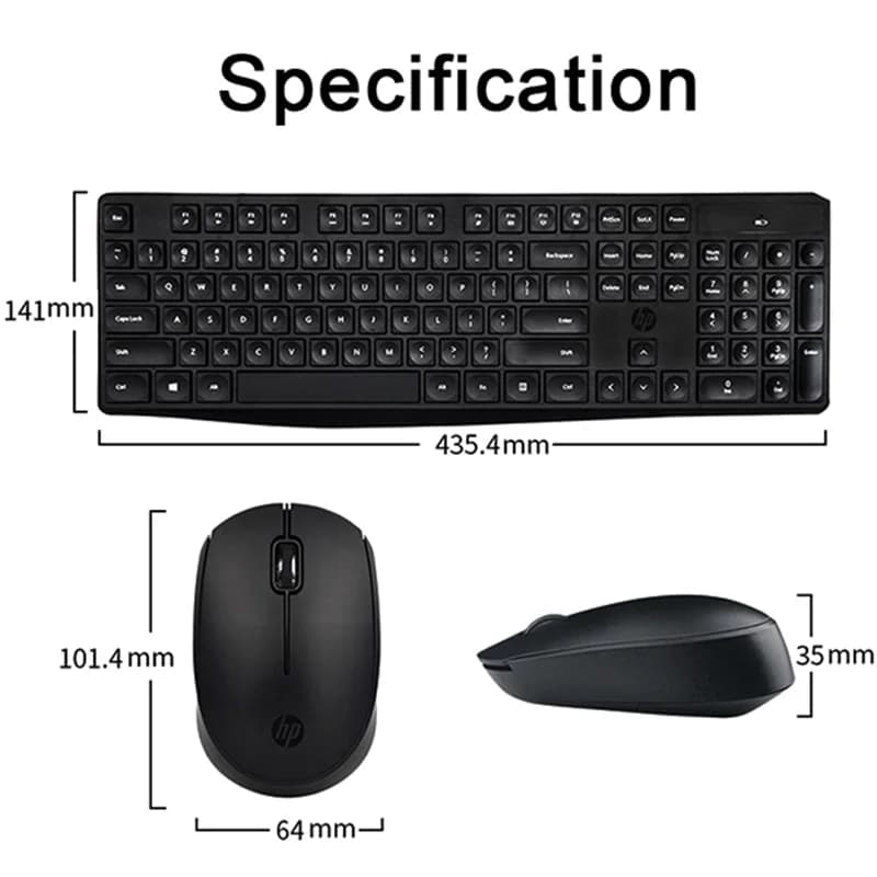 HP CS10 Wireless Keyboard and Mouse