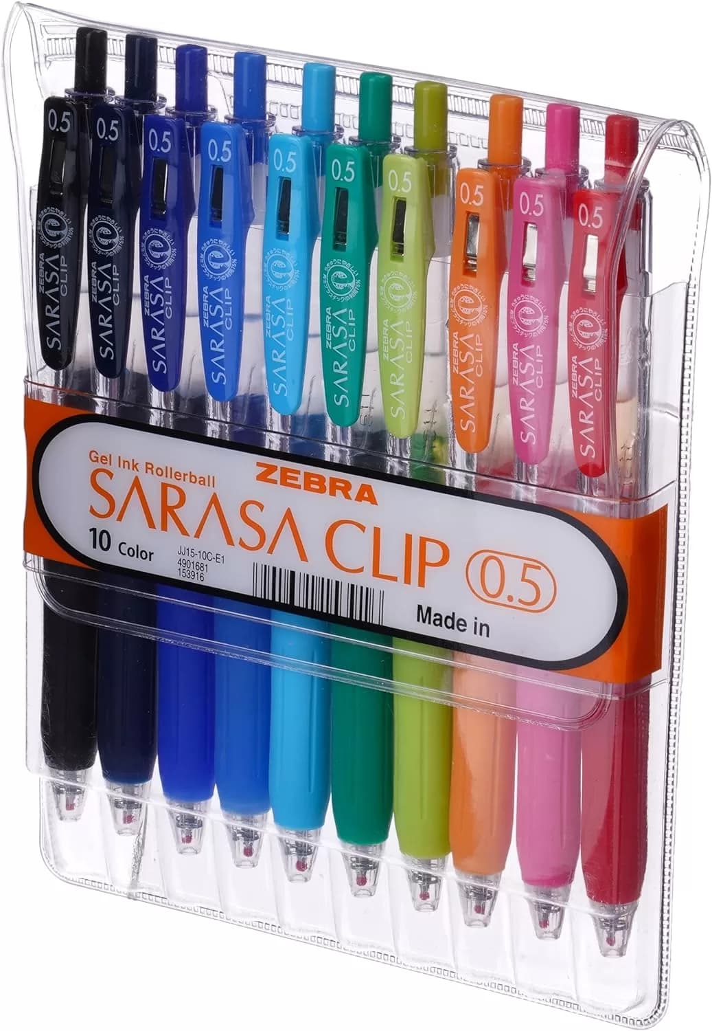 روان نویس 10 رنگ زبرا مدل ساراسا کلیپ – ZEBRA SARASA CLIP 0.5 — تصویر ۲