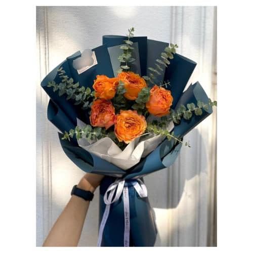دسته گل ارکیده و ژیپسوفیلا برای روز مادر 4542