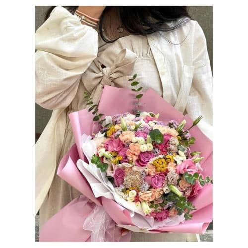 دسته گل هورتانسیا و ادریسی برای روز مادر 4532