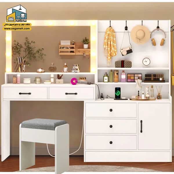 میز آرایش لامپ دار DMP247 — تصویر ۳