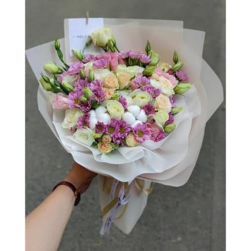 دسته گل اورینتال و مخلصه برای روز مادر 4453 — تصویر ۲