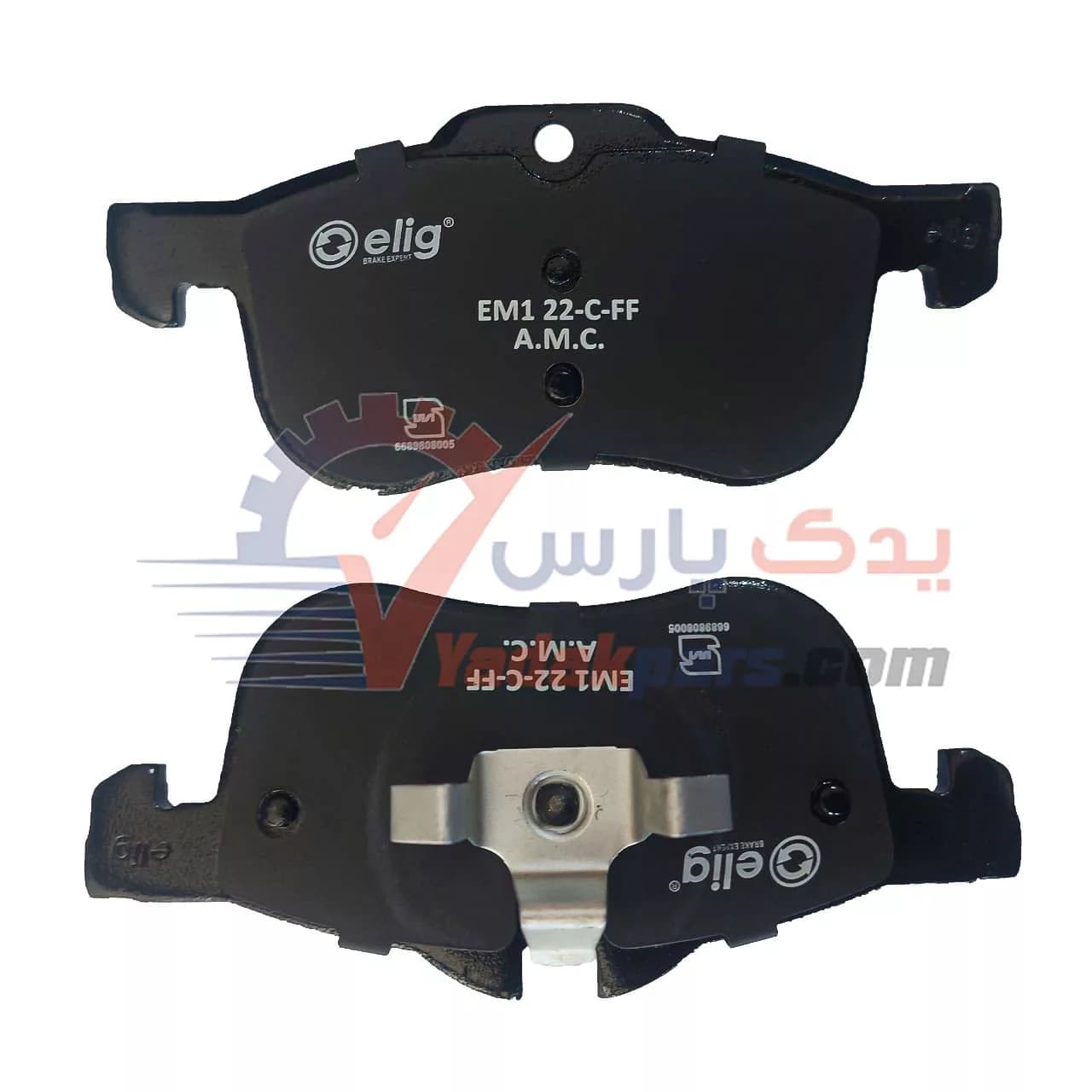 لنت ترمز جلو MG6 و MG550 الیگ سرامیک — تصویر ۳
