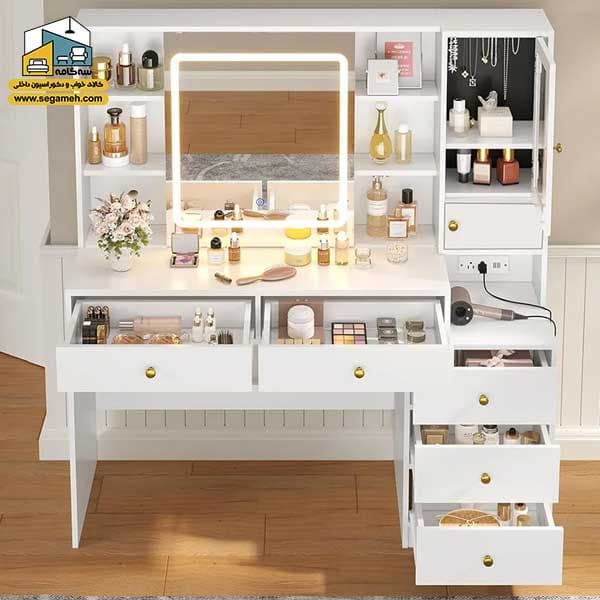 میز آرایش لامپ دار DMP246 — تصویر ۴
