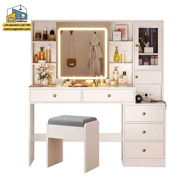 میز آرایش لامپ دار DMP246