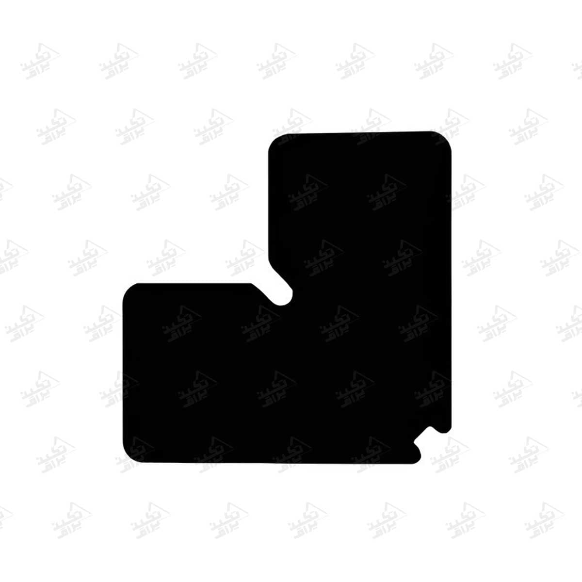 بست گونیا پروفیل شیشه ملونی 7128
