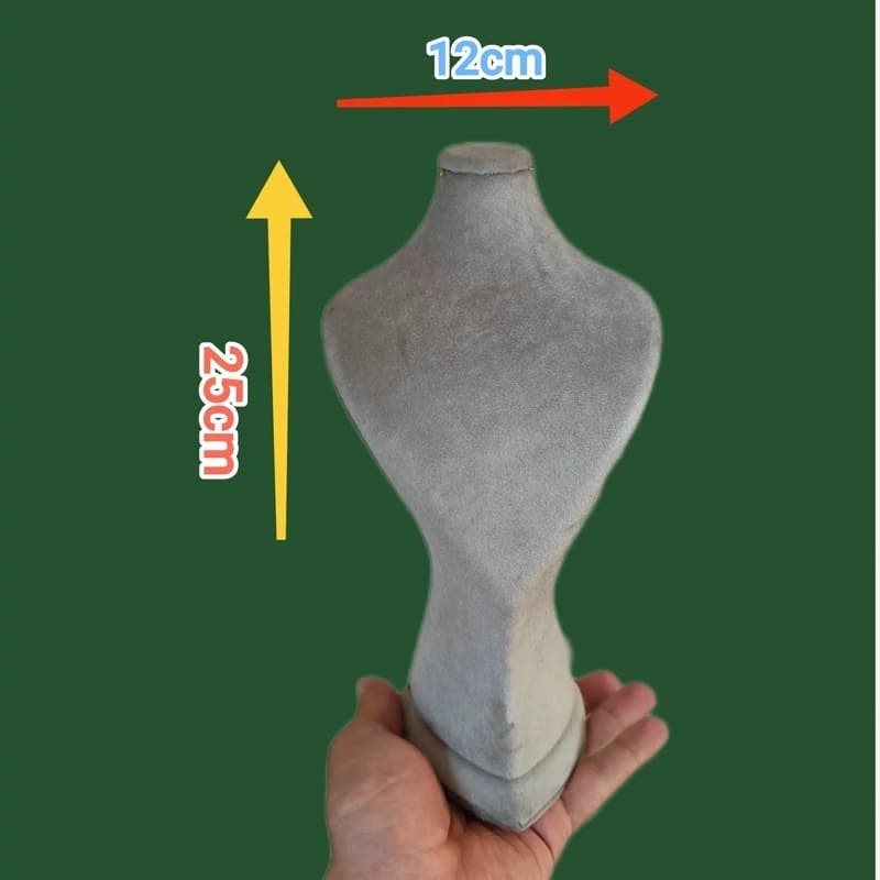 مانکن بدلیجات رنگ طوسی روشن سایز 2