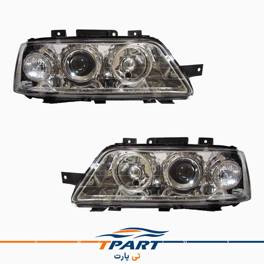 جفت چراغ جلو پژو 405 SLX سمت راننده و شاگرد مدرن