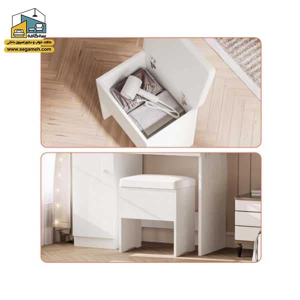 میز آرایش لامپ دار DMP233 — تصویر ۶
