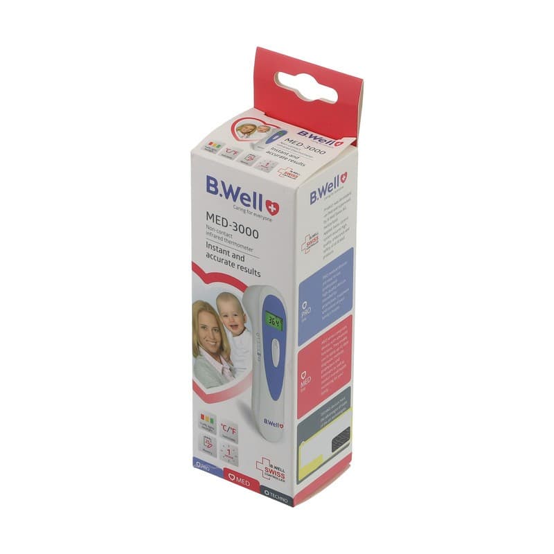 تب سنج و دماسنج دیجیتالی لیزری بی ول مدل MED-3000