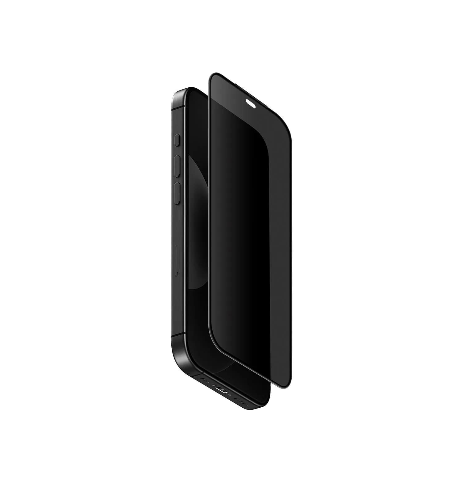 محافظ صفحه نمایش آیفون 18 پرو مکس یونیک مدل UNIQ Optix Covex Privacy