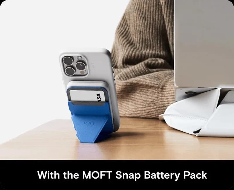 جاکارتی و استند موبایل مافت مدل MOFT Snap Phone Stand Wallet MOVAS — تصویر ۷