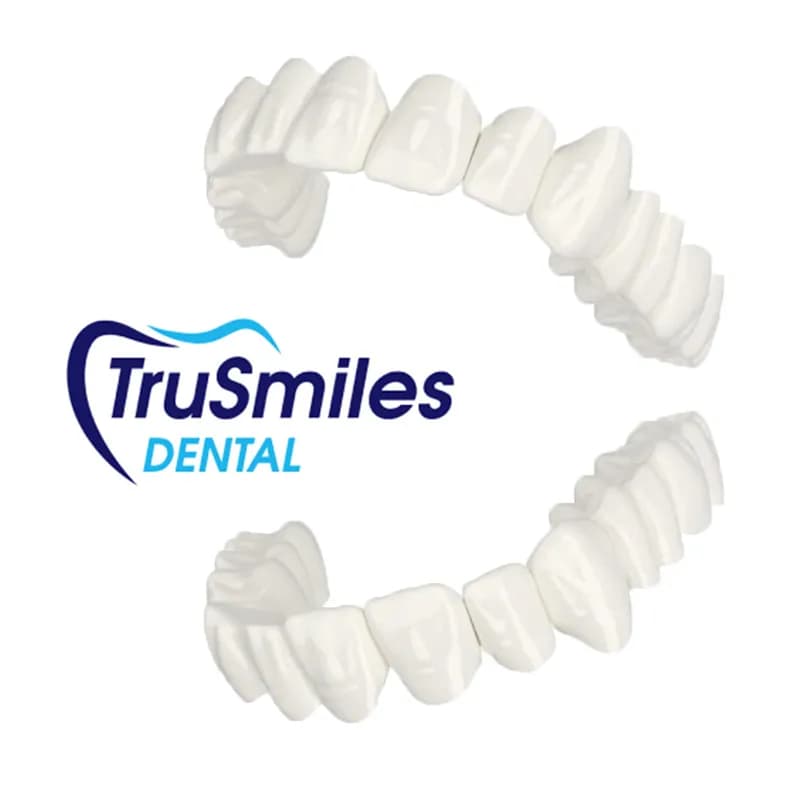 لمینت دندان دو فک مدل TruSmile به همراه نوار چسب سفیدکننده دندان کد533