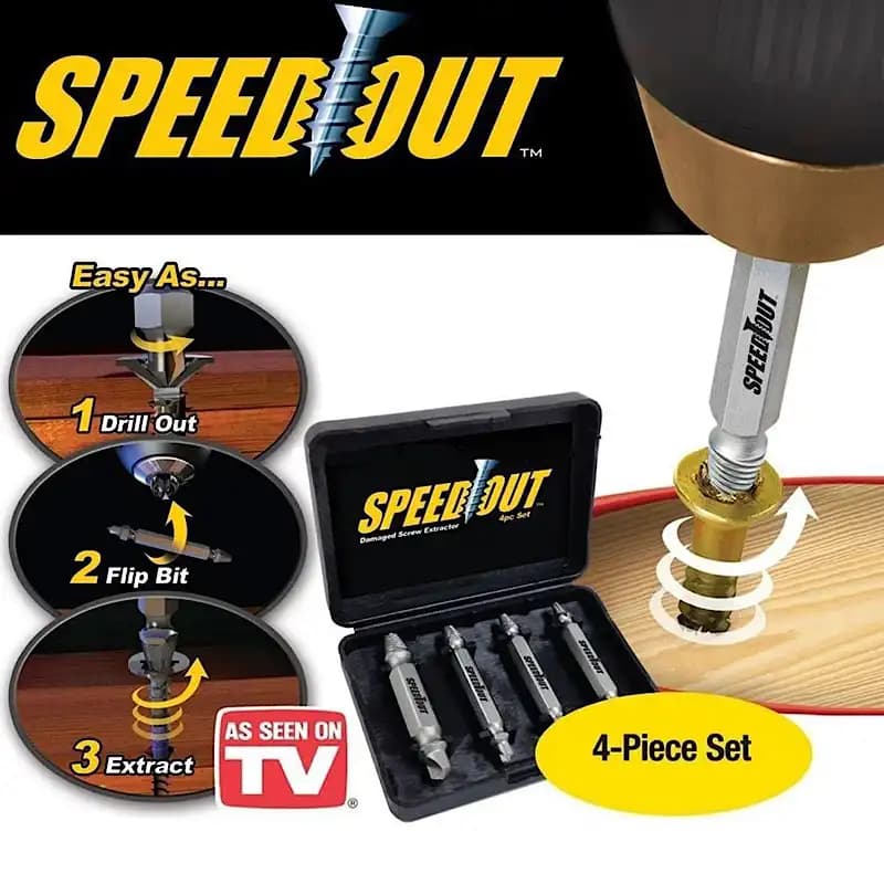 مته پیچ هرز بازکن Speed Out بسته 4 عددی کد663 — تصویر ۶