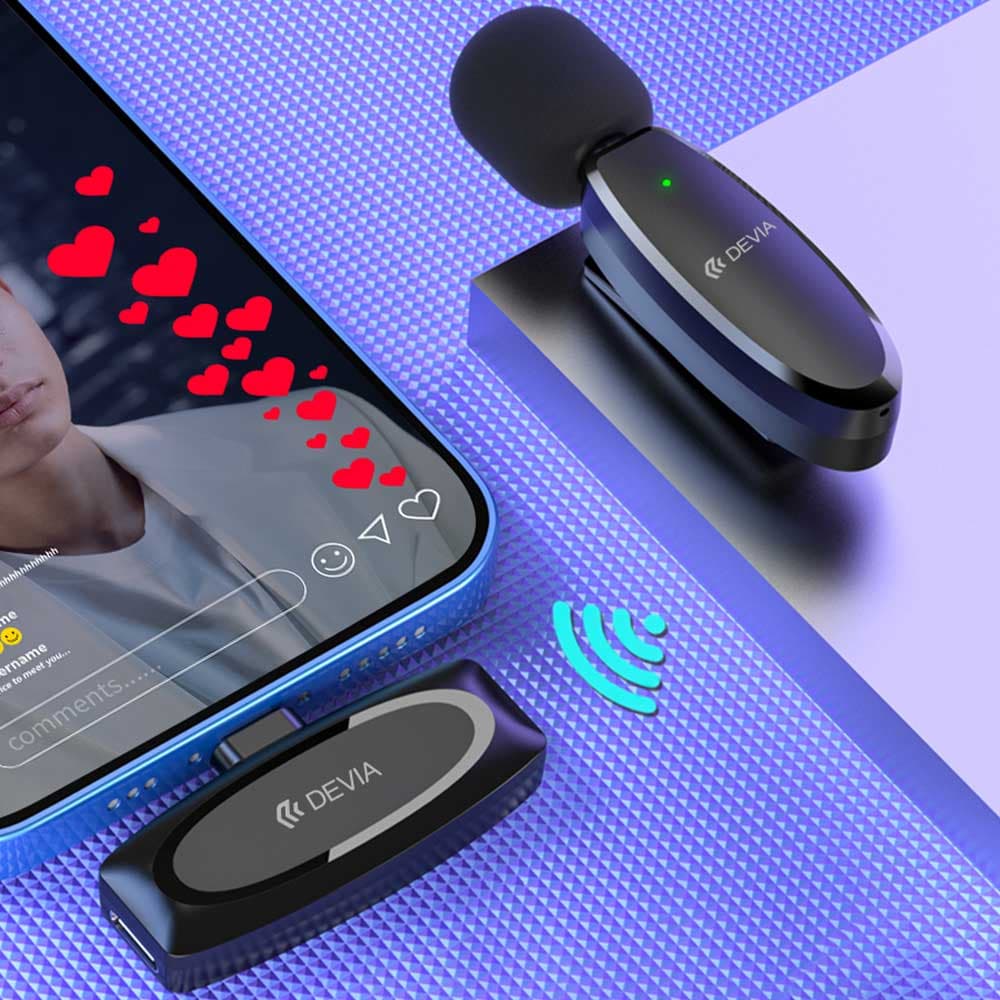 میکروفون بیسیم دیویا مدل Kintone Series Lightning Wireless Microphones — تصویر ۴