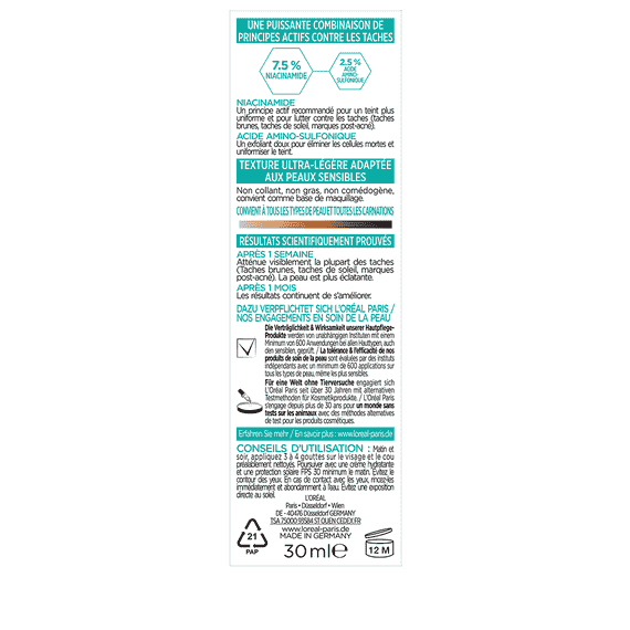 سرم نیاسینامید ضد لک مدل برایت ریوال رویتالیفت حجم 30ml — تصویر ۵