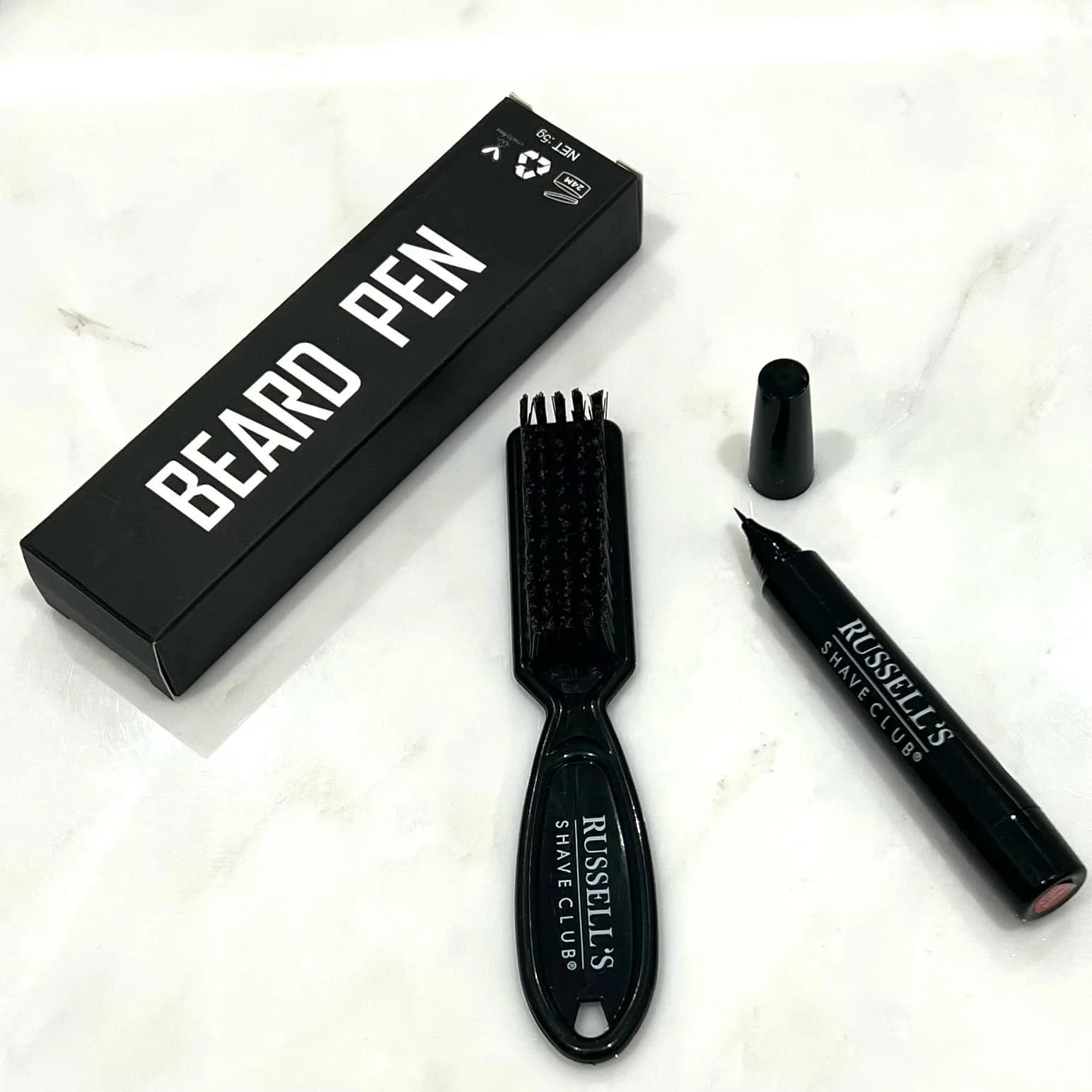 قلم هاشور حرفه ای ریش، مو و ابرو BEARD PEN کد1802