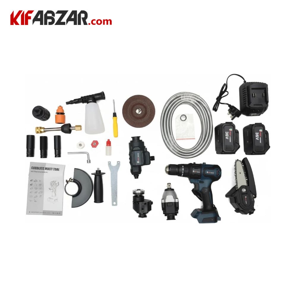کیت 5 کاره ابزار شارژی 21 ولت ایزی پاور مدل EB-5536 — تصویر ۳