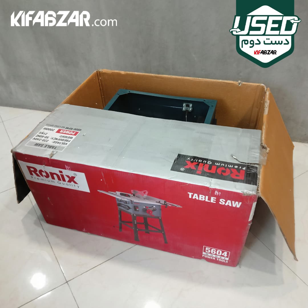 اره میزی 2000 وات رونیکس مدل 5604 دست دوم — تصویر ۶