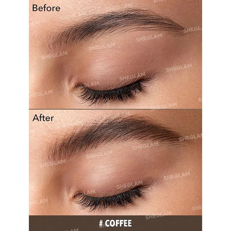 مداد ابروی پیچی شیگلم مدل FEATHERY ANGLED رنگ COFFEE — تصویر ۷