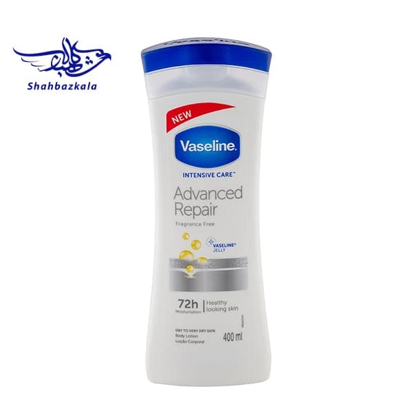 لوسیون بدن مناسب پوست خشک وازلین مدل Advanced Repair