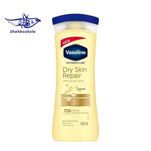 لوسیون بدن حاوی جو دو سر وازلین مدل Dry Skin Repair