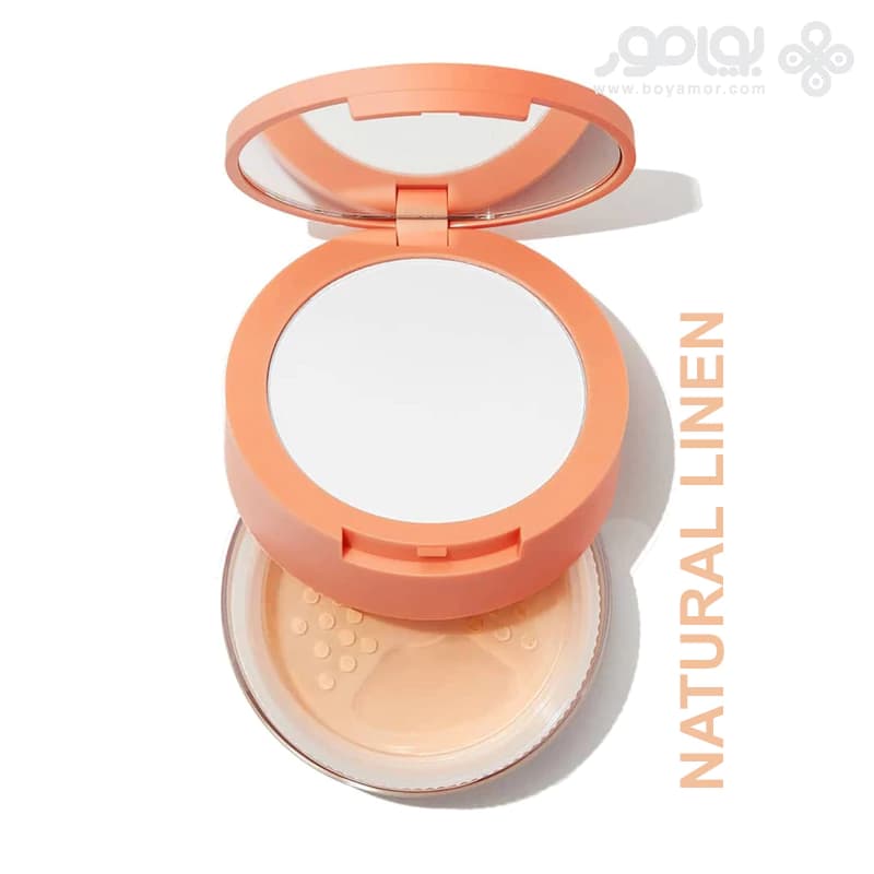 پودر فیکس دو منظوره شیگلم مدل INSTA READY رنگ NATURAL LINEN