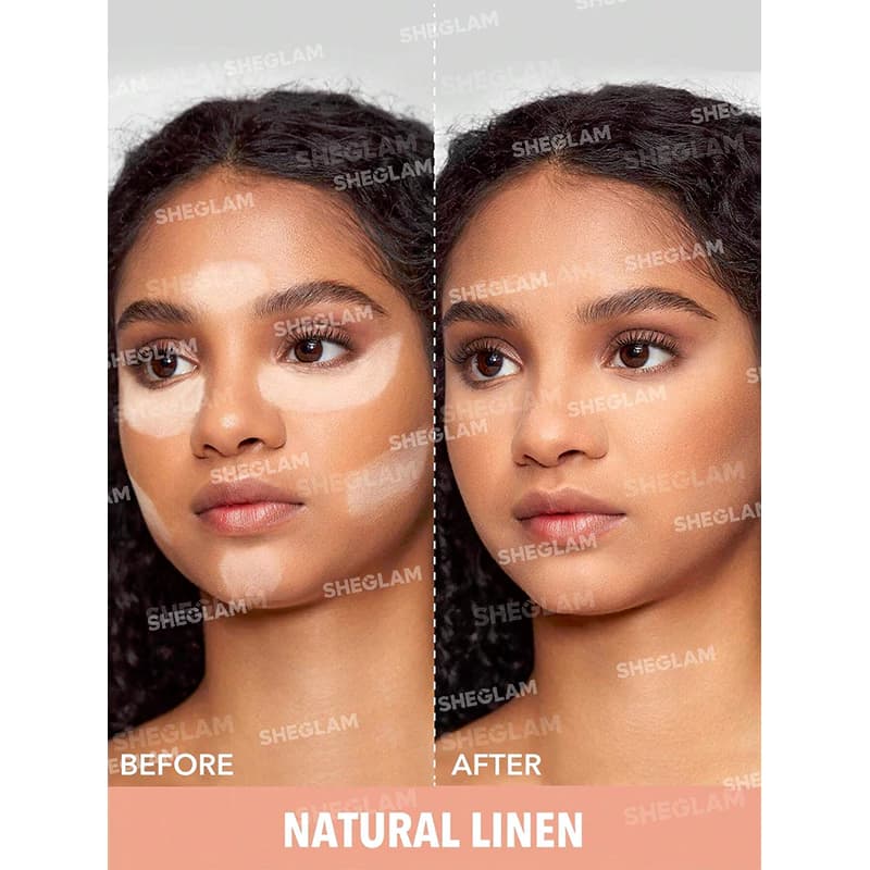 پودر فیکس دو منظوره شیگلم مدل INSTA READY رنگ NATURAL LINEN — تصویر ۲